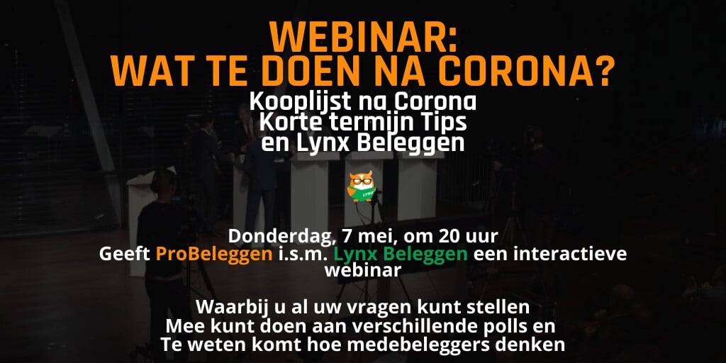 Webinar do 7 mei 20:00 – Wat te doen na Corona?