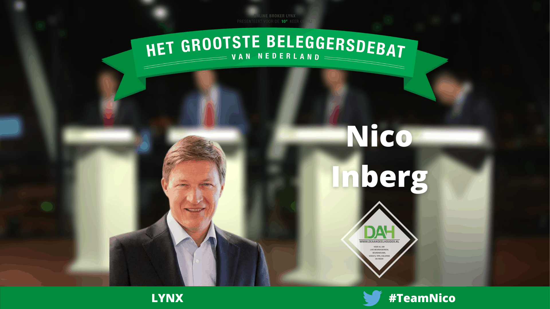 LYNX Beleggersdebat 2021: Steun #TeamNico