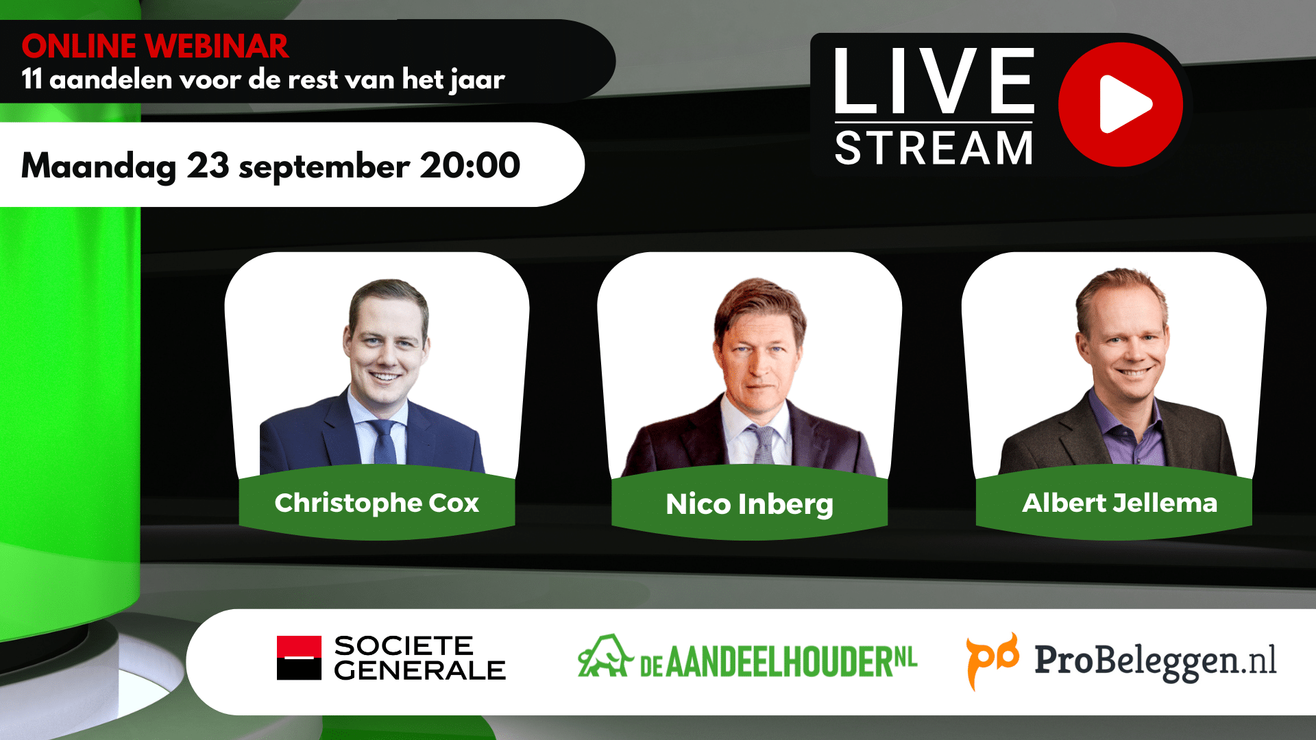 Vanavond live: 11 aandelentips